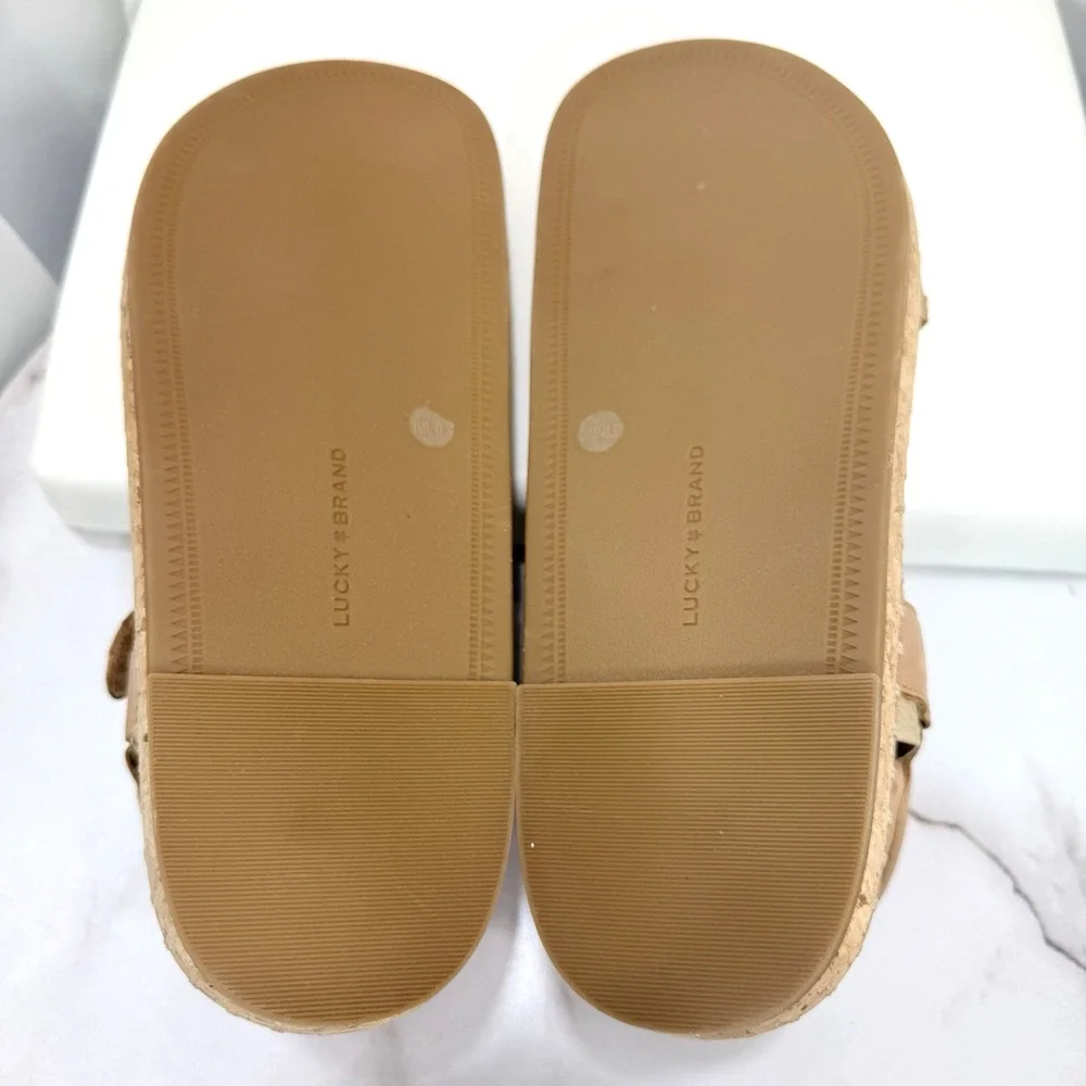 Lucky Brand Sandals Women’s Leather Upper Size 10M - Picture 14 of 16